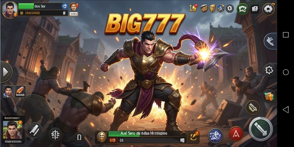 Tampilan screenshot utama BIG777 menampilkan aksi intens dan grafik yang memikat.
