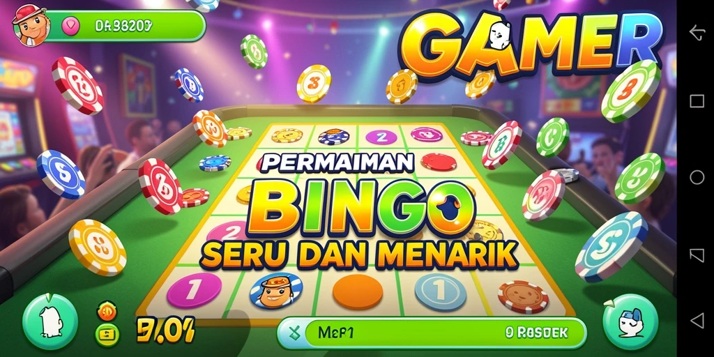 Tampilan screenshot utama GAMERP yang menampilkan serunya gameplay Bingo.