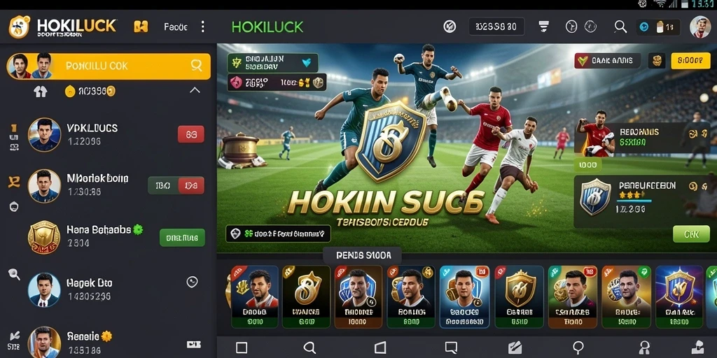 Tampilan menarik dari aplikasi <strong>HOKILUCK</strong> dengan berbagai pilihan taruhan.