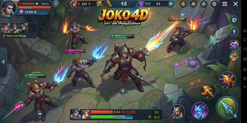Tampilan gameplay seru dalam JOKO4D, penuh aksi dan strategi.