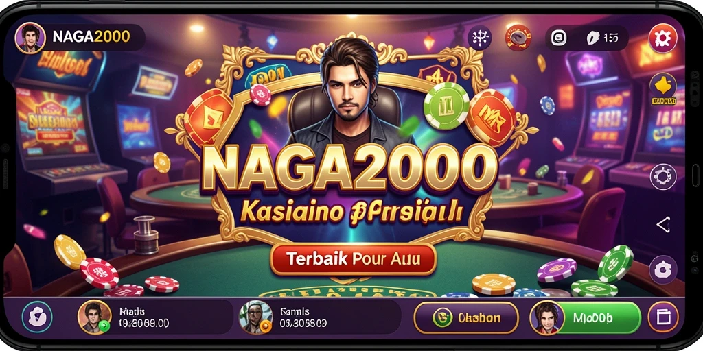 Tampilan gameplay menarik di NAGA2000 dengan suasana kasino yang nyata.