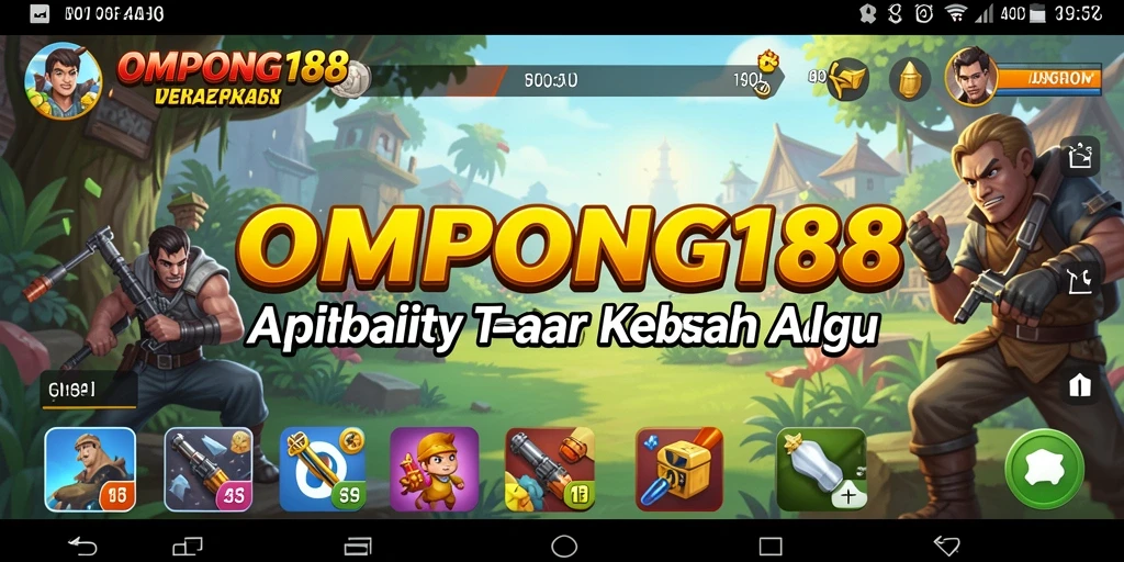 Screenshot OMPONG188 menampilkan antarmuka aplikasi Utility yang sederhana dan fungsional.