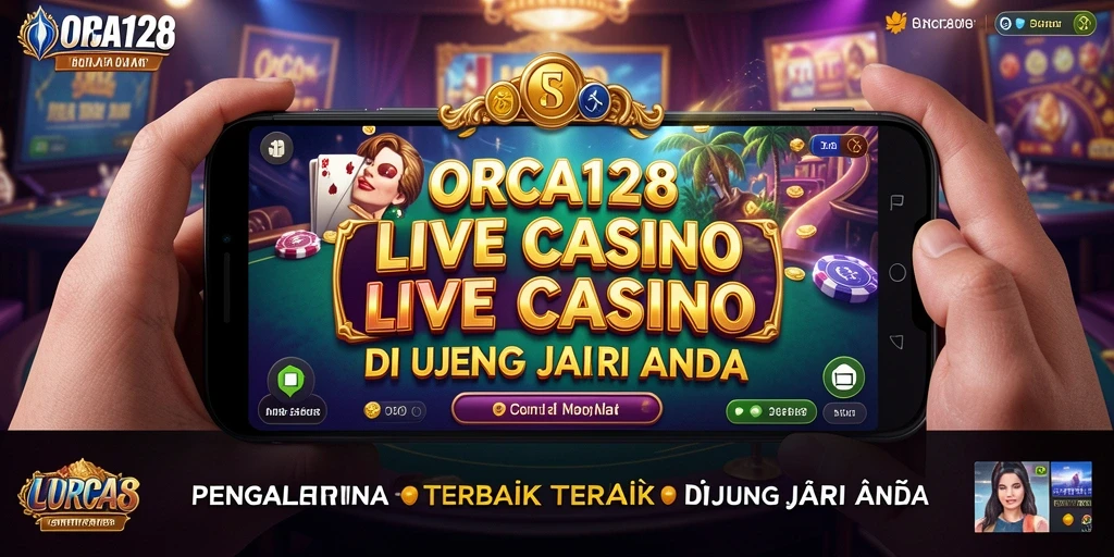 Screenshot gameplay ORCA128 Live Casino yang mendebarkan dan interaktif.