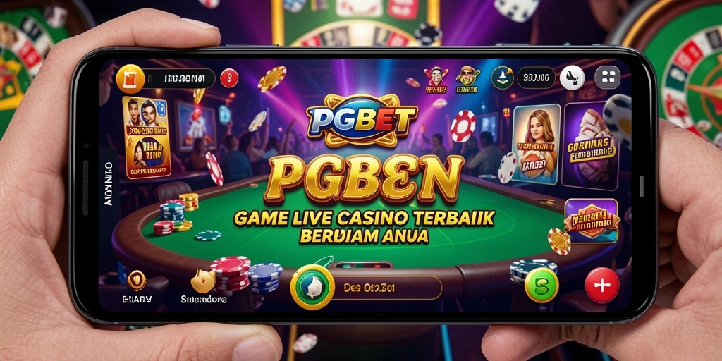 Tampilan gameplay PGBET yang sangat menarik pada Live Casino.