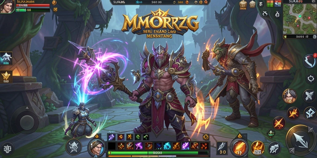 Screenshot gameplay <strong>SUKA86</strong> menampilkan dunia luas dan pertarungan seru antar karakter.