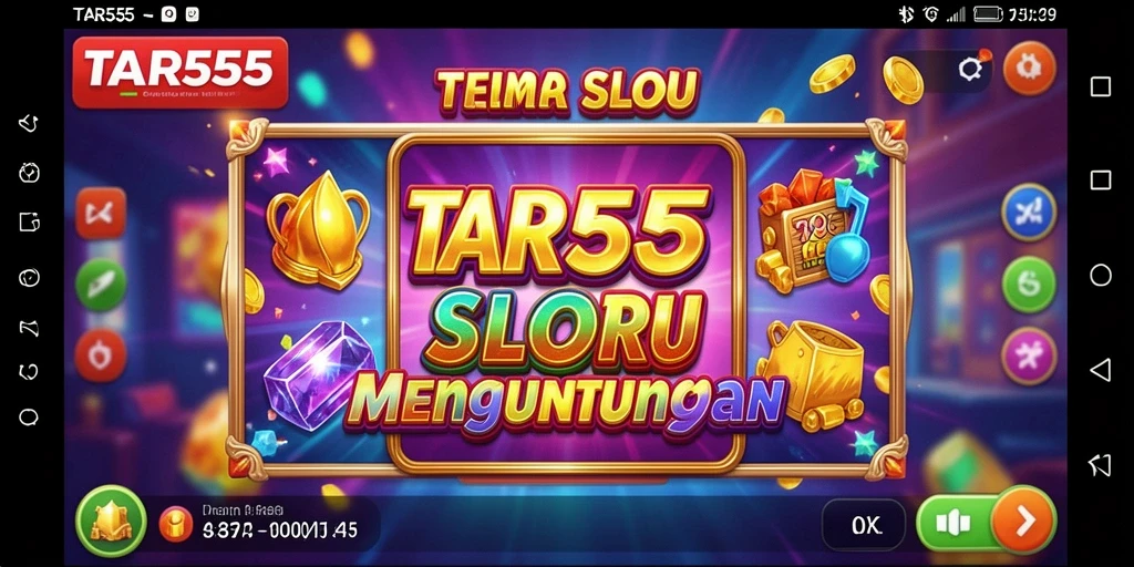 Tampilan menarik dari gameplay TAR555 yang penuh warna.